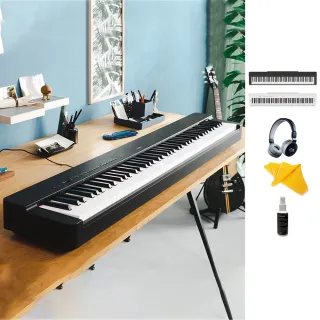 【Yamaha 山葉音樂】P225 88鍵 數位電鋼琴 單主機款 黑/白色(贈延音踏板 精選耳機 保養組 原廠保固一年