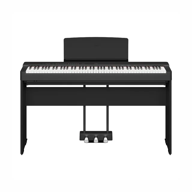 【Yamaha 山葉音樂】P225 88鍵 數位電鋼琴 含琴架款 黑/白(贈琴架 三踏板組 精選耳機 保養組)