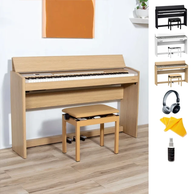 【ROLAND 樂蘭】F701 88鍵數位電鋼琴 多色款(贈三踏板 琴架 琴椅 精選耳機 保養組)