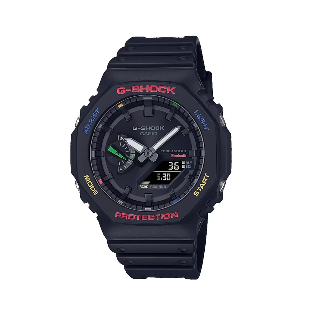 CASIO 卡西歐CASIO 卡西歐 GA-B2100FC 光動能 夜光指針 世界時間 藍芽 腕錶 手錶 45.4mm(碳核心防護構造耐衝擊)
