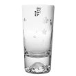 【田島硝子】日本職人手工吹製  富士山杯 櫻花限量款 高杯啤酒杯 隨飲料變色 酒杯(TG16-015-TS)