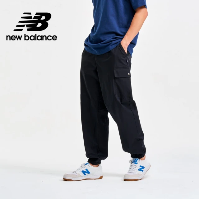 NEW BALANCE NB 工裝風大口袋長褲_男性_黑色_AMP41579BK(亞版 版型正常)