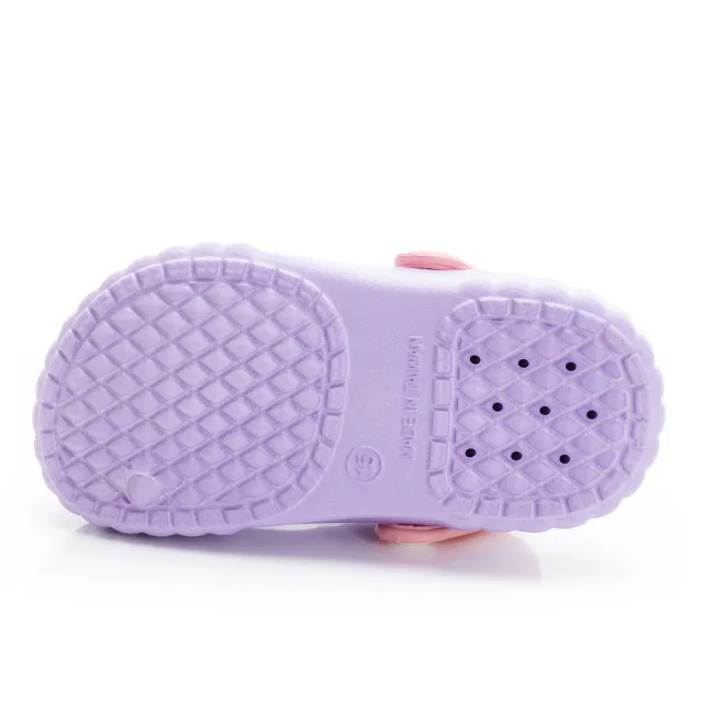 【Disney 迪士尼】童鞋 小公主蘇菲亞 園丁鞋/輕量 水陸兩用 穿脫方便 台灣製 粉紫(SOKG39357)