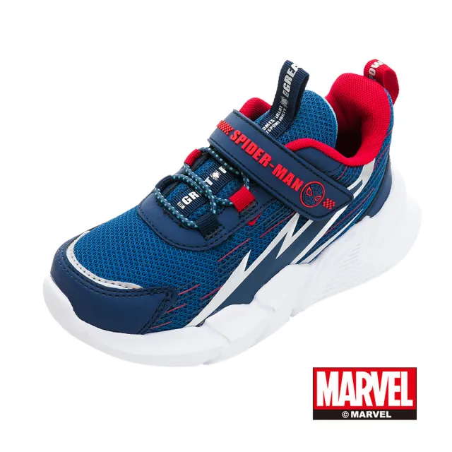 【Marvel 漫威】蜘蛛人 童鞋 輕量運動鞋/4D鞋墊 透氣 輕量 舒適 藍(MNKR45206)
