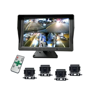 【任e行】BX2 10吋一體機 1080P 四路行車視野輔助系統 行車紀錄器 大貨車 客運專用(一體機)