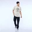 【JEEP】男裝 經典簡約LOGO短袖T恤(米白)