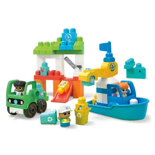 【Mega Bloks 美高積木】海洋環境維護積木組(盒損品/大積木/學習積木/創意DIY拚搭/男孩玩具/女孩玩具)
