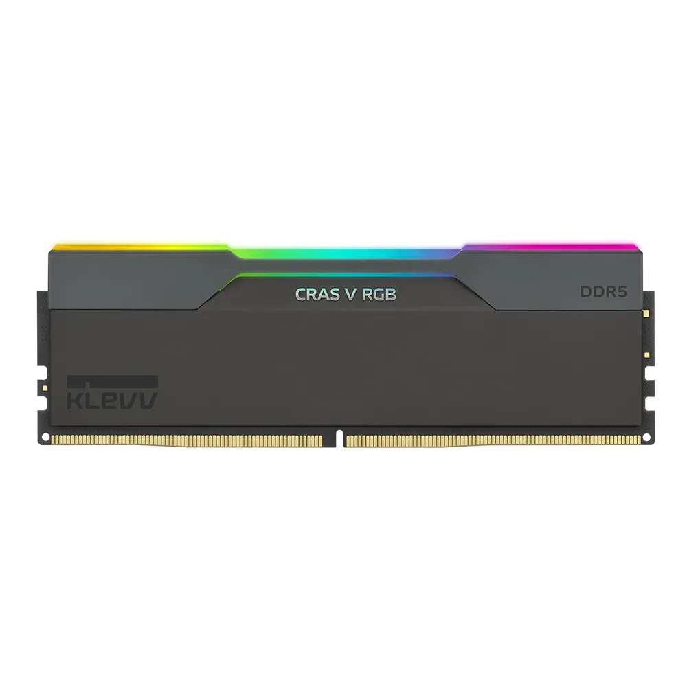 【KLEVV 科賦】CRAS V DDR5/6000MHz 32GBx2 PC用 黑(KD5BGUA80-60A300G)