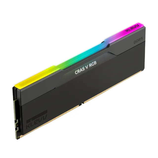 【KLEVV 科賦】CRAS V DDR5 6400MHz 16GBx2 桌上型記憶體 黑