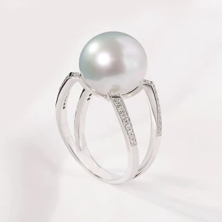 【KARAT】簡約時尚珍珠戒指 11-12 MM