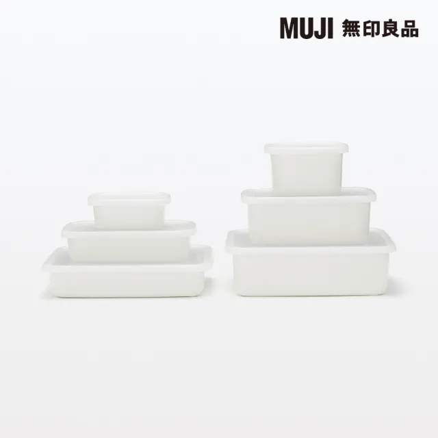 【MUJI 無印良品】琺瑯保存容器/簡易式用蓋/小 約寬10*深12*高1 cm