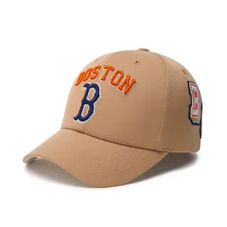 【MLB】可調式硬頂棒球帽 Varsity系列 波士頓紅襪隊(3ACPV044N-43CAL)