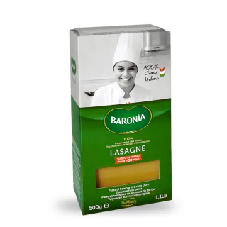 【BARONIA 巴羅尼亞】義大利 無蛋千層麵500g