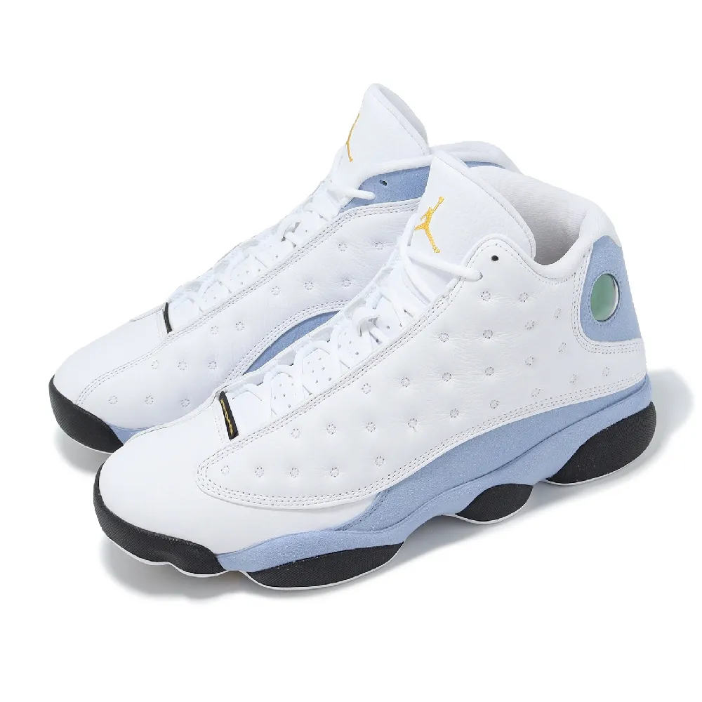 NIKE 耐吉】休閒鞋Air Jordan 13 Retro 男鞋白藍皮革Zoom 氣墊AJ13 13