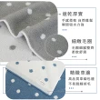 【MORINO】日本大和認證抗菌防臭MIT純棉花漾圓點款方巾毛巾浴巾(3件組)