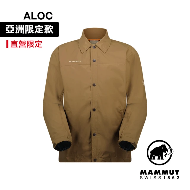 Mammut 長毛象 Utility Coach Jacket AF 日系都會風防風防水教練外套 深沙褐 中性款 #1012-00760