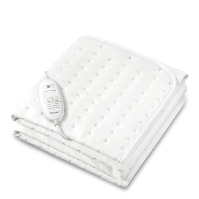  beurer 博依 TS 19 電熱毯為單人使用設計，具備三段溫度控制與三重電熱系統，提供均勻且舒適的保暖效果。採用fleece人造纖維材質，輕便柔軟，並具備可機器洗功能，清潔方便。內建過熱保護機制，使用更安全。適用於110V電壓，最大功率50W，重量約1195克，符合BSMI許可標準，提供三年保固。 