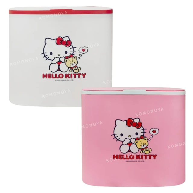 小禮堂 Hello Kitty 感應式垃圾桶 - 好友坐姿款(平輸品)