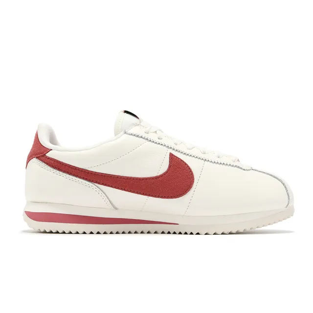 【NIKE 耐吉】阿甘鞋 Wmns Cortez SE 女鞋 象牙白 粉紅 愛心 情人節 休閒鞋(FZ5167-133)