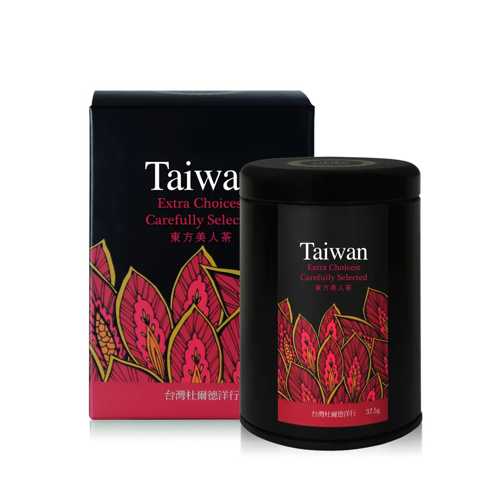 【杜爾德洋行】台灣三峽東方美人手採茶葉37.5gx1罐(熟果香喉韻溫潤)