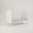 【Lebaby 樂寶貝】Cloud雲朵三合一嬰兒床＋高密度支撐棉床墊＋保潔床包(嬰兒床/成長床/美式小沙發)