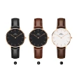 【Daniel Wellington】DW 手錶 Petite系列 24/32mm 金屬/皮革錶 多款任選(DW00100177)