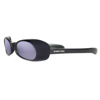 【Romeo Gigli】義大利質感橢圓鏡框太陽眼鏡(藏青-RG217-8I1)