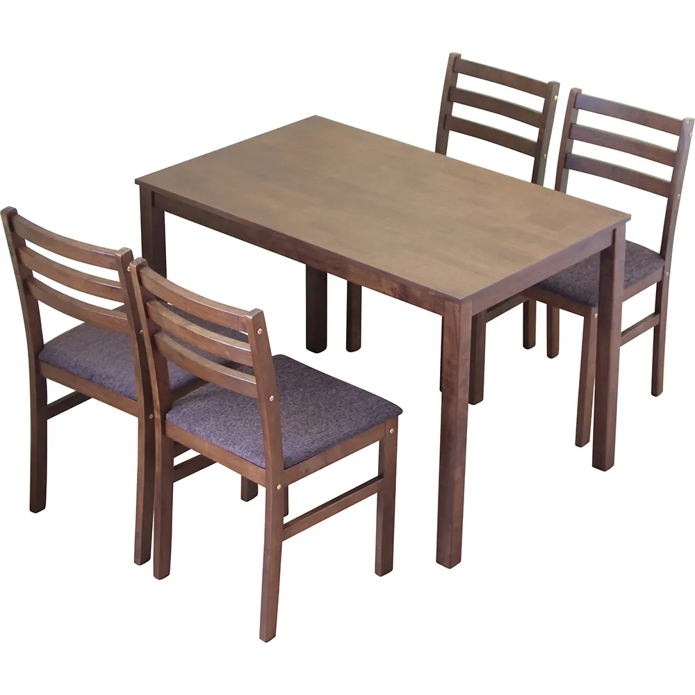 【RICHOME】和風實木餐桌椅組(1桌4椅)