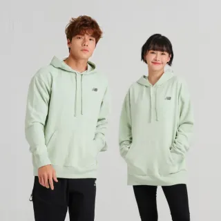 【NEW BALANCE】NB 抽繩前口袋連帽長袖上衣_UT21500SRV_男性_牛油果綠