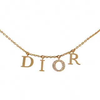 【Dior 迪奧】Revolution 字母項鏈(金色)