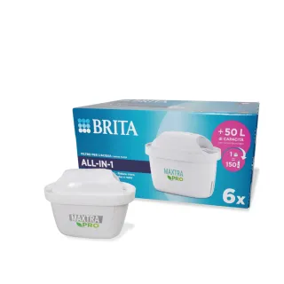 【BRITA】歐洲製 MAXTRA Pro All-in-1 濾芯 6入 BRITA 濾水壺適用(歐規平輸)