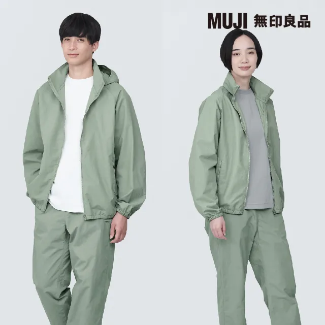 【MUJI 無印良品】男撥水加工尼龍風衣外套(共4色)