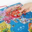 【Top Bright】環遊世界磁性地圖(世界地圖/地理認知/益智玩具/裝飾/可壁掛/)