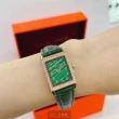 【CAMPO MARZIO】CAMPO MARZIO凱博馬爾茲女錶型號CMW0011(墨綠色錶面玫瑰金錶殼綠真皮皮革錶帶款)