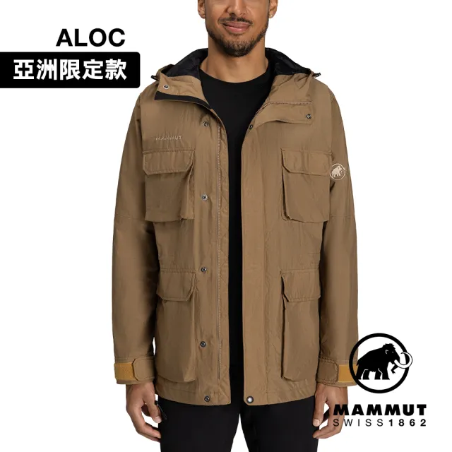 【Mammut 長毛象】Mountain WB lined Parka AF Men 日系山系輕量防風大衣 深沙褐 男款 #1012-00650