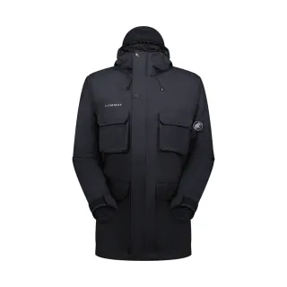 【Mammut 長毛象】Mountain WB lined Parka AF Men 日系山系輕量防風大衣 黑色 男款 #1012-00650