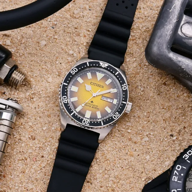 【CITIZEN 星辰】PROMASTER 200米潛水機械錶-41mm/4色可選 雙11 送禮(NY0120-01X//NY0121-09X/NY0129-07L)