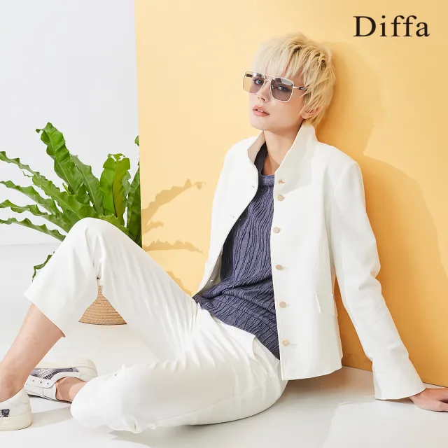 【Diffa】質感美型修身長褲-女