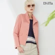 【Diffa】輕奢立領設計開釦外套-女