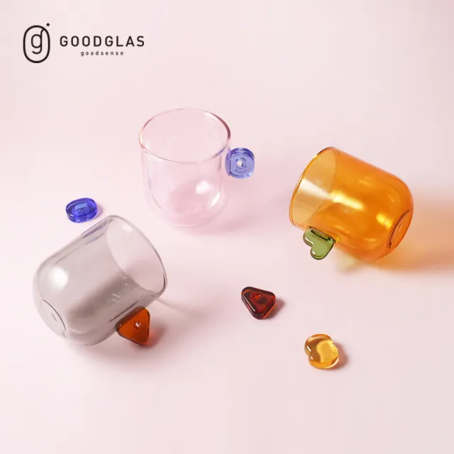 【GOODGLAS】Candy Mug拼接雙層玻璃杯300ml