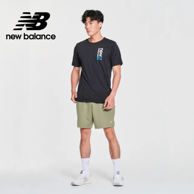 【NEW BALANCE】NB 吸濕排汗拉鍊口袋短褲_男性_綠色_MS41146DEK(美版 版型偏大)