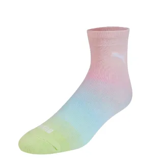 【PUMA】襪子 Fashion 中筒襪 長襪 粉紅 台灣製 穿搭 休閒 粉嫩色系 漸層(BB1261-11)