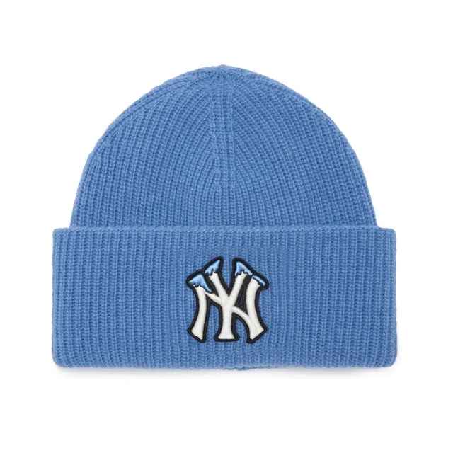 【MLB】羊毛 針織毛帽 絨毛 貝蕾帽 保暖系列(3ABNL0226.CBMF.CBMW.-多款任選)