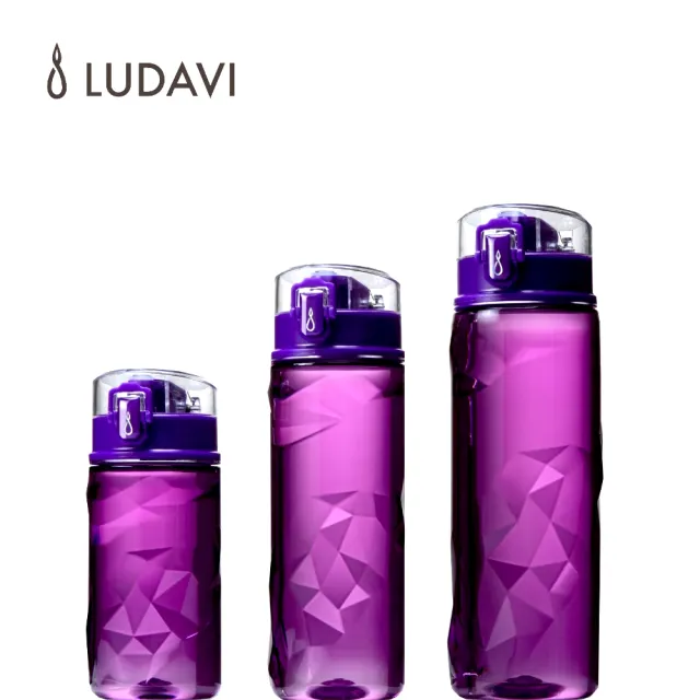 【LUDAVI鑽石水瓶350ml經典款】歐洲安全材質  德國設計(LUDAVI鑽石水瓶)