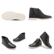 【Clarks】休閒鞋 Desert Boot 2 男鞋 黑 白 沙漠靴 皮革 短靴 英倫風 克拉克(26161345)