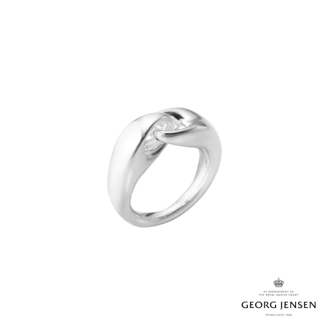 【Georg Jensen 官方旗艦店】REFLECT 戒指 8.5mm(純銀 戒指)