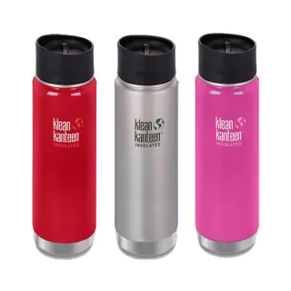 【Klean Kanteen】送水壺套!! 20oz/592ml 正食品級18/8 寬口雙層不鏽鋼保冷保溫杯水壺/可利鋼瓶(K20VWPCC)(