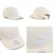 【PUMA】棒球帽 Archive Logo 米白 可調式帽圍 刺繡 情侶款 老帽 帽子(022554-28)