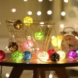 【半島良品】300cm藤球燈串/聖誕燈 裝飾燈(棉球燈 聖誕燈 裝飾燈 居家布置 聖誕布置)