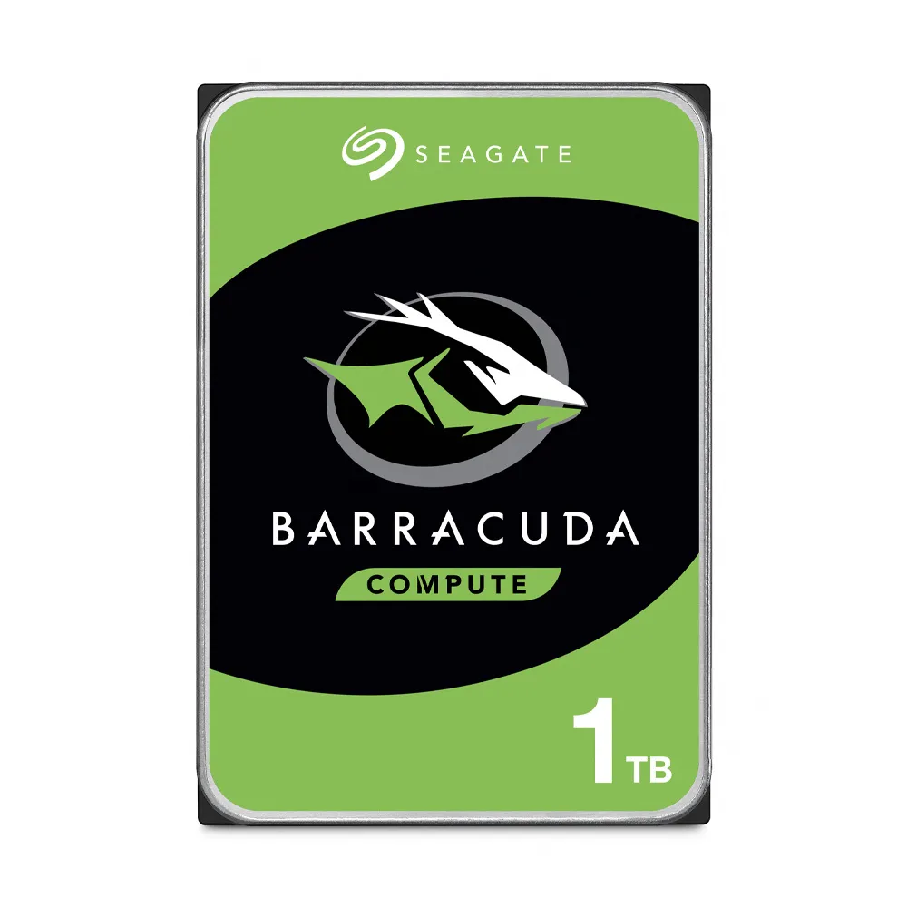 【SEAGATE 希捷】新梭魚BarraCuda 1TB 3.5吋 桌上型硬碟(ST1000DM014)